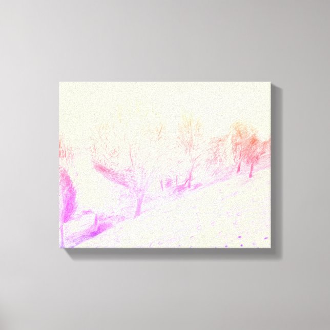 Snowfall Canvas Print (Front)