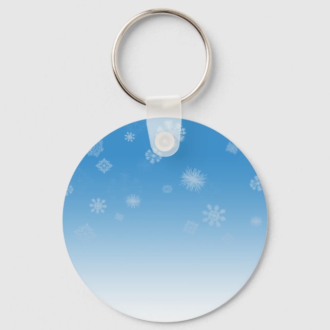 Snowfall Keychain (Front)