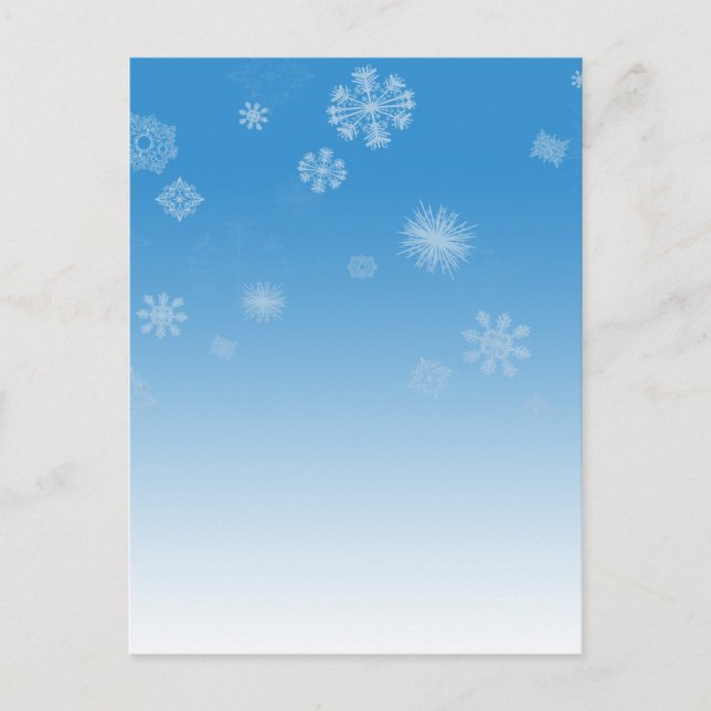 Snowfall Postcard (Front)