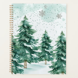 Snowfall Whispers – Winter Forest Notebook