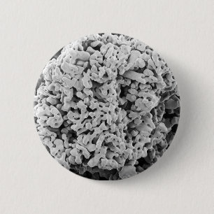 Snowflake 3 2 inch round button