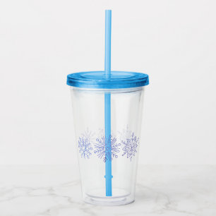 Snowflake Acrylic Tumbler