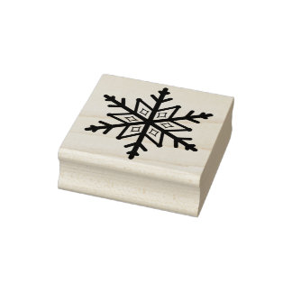 snowflake art stamp