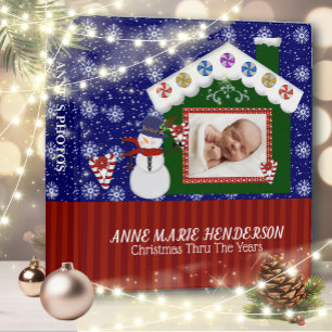 Snowflake Baby Christmas Photo Classeur