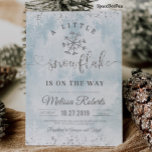 Snowflake Baby Shower Boy Invitation A little Snow<br><div class="desc">Snowflake Baby Shower Boy Invitation A little Snowflake is on the Way It's Cold Outside Winter All products in this store are copyright SpaceBeeFunParty © All SpaceBeeFunParty products are for PERSONAL USE only! It is STRONGLY FORBIDDEN! commercial use, sale, donation, uploading to third-party sites, altering, distorting colours, extracting elements, or...</div>