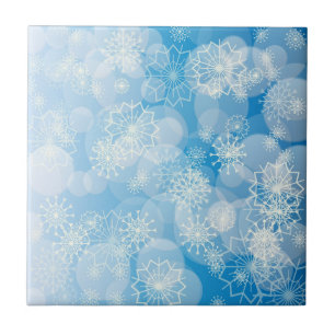 Snowflake background tile