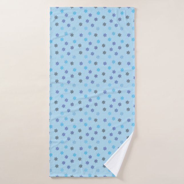Snowflake bath towel (Bath Towel)