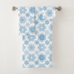 Snowflake Bath Towel Set