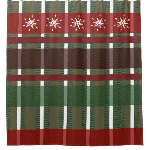 Snowflake Buffalo Plaid Christmas Holiday