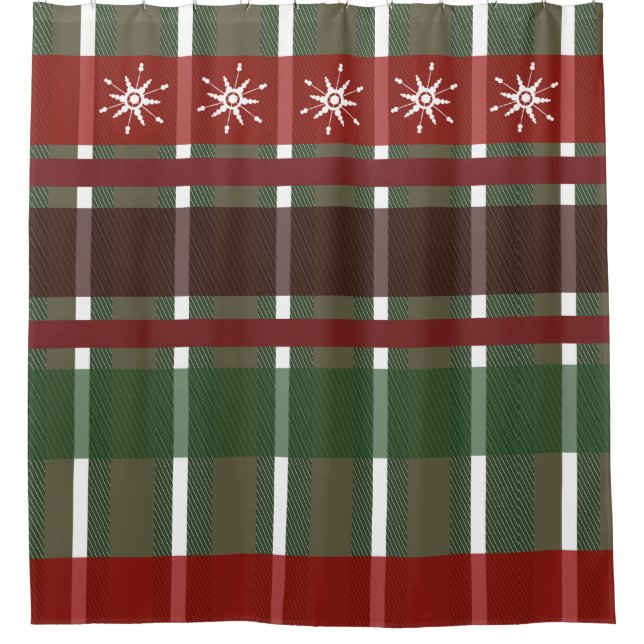 Snowflake Buffalo Plaid Christmas Holiday (Front)