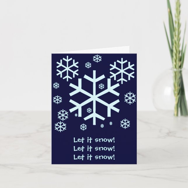 Snowflake Card (Front)