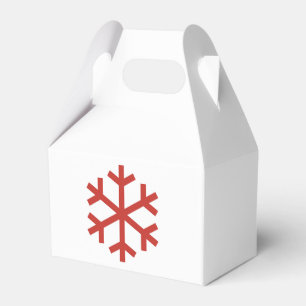Snowflake Christmas Favour Box