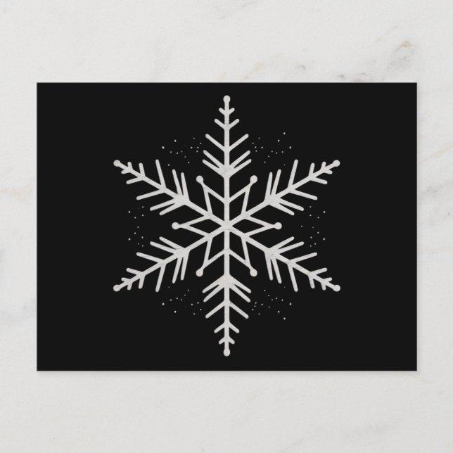 Snowflake Christmas Holiday Party Winter Gift  (Front)