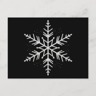 Snowflake Christmas Holiday Party Winter Gift  Postcard