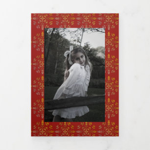 Snowflake Christmas Photo Card Multi Photo