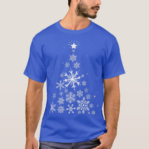Snowflake Christmas Tree T-Shirt
