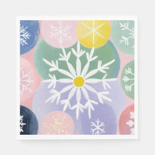 Snowflake Constellations Napkin