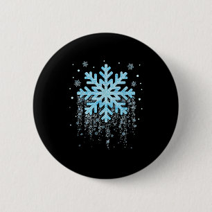 Snowflake Costume Winter Christmas Matching Mens W 2 Inch Round Button