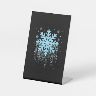 Snowflake Costume Winter Christmas Matching Mens W Pedestal Sign