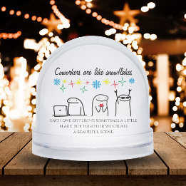 Snowflake Coworkers Mème Art Photo Office Cadeau