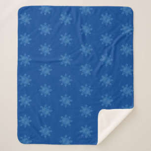 Snowflake Cozy Fleece - Editable Sherpa Blanket