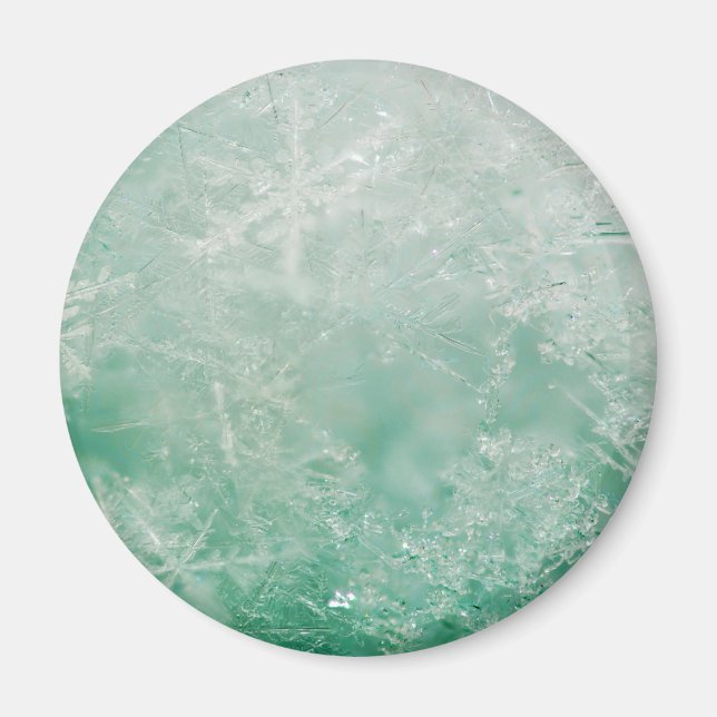 Snowflake Crystals Magnet (Front)