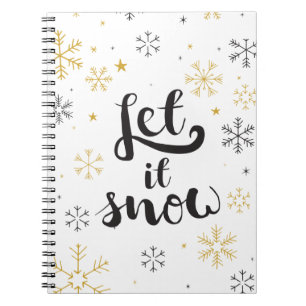 Snowflake Doodles Notebook