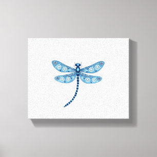 Snowflake Dragonfly Spirit Canvas Print