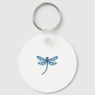 Snowflake Dragonfly Spirit Keychain