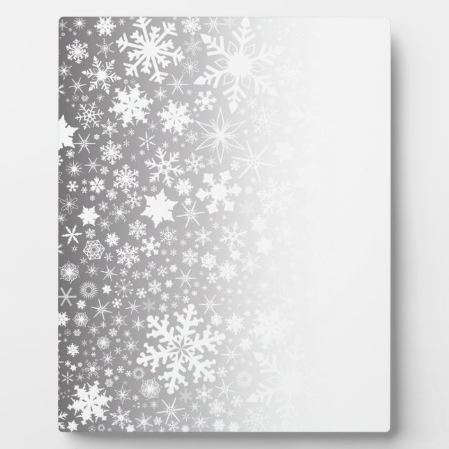 Snowflake Fade Plaque (Front)