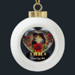 Snowflake Framed Ornament<br><div class="desc">The "I Love You Too" Snowflake Framed Ornament is a beautifully crafted keepsake that captures the essence of love and warmth. This delicate ornament features an intricate snowflake design, framed in an elegant display, perfect for gifting or adding a personal touch to your holiday décor. With the heartfelt message "I...</div>