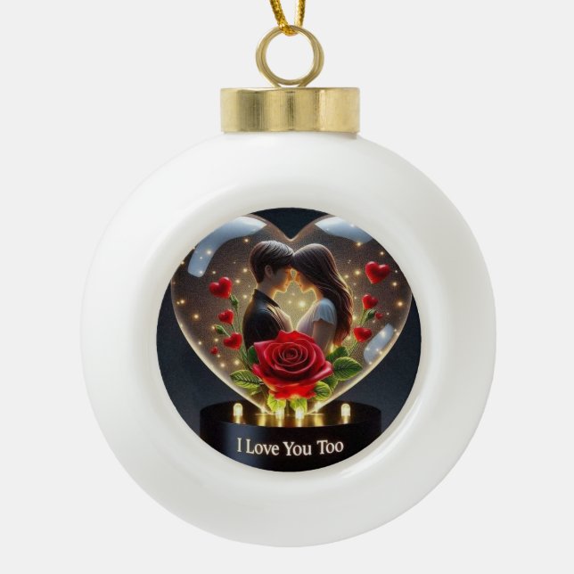 Snowflake Framed Ornament (Front)