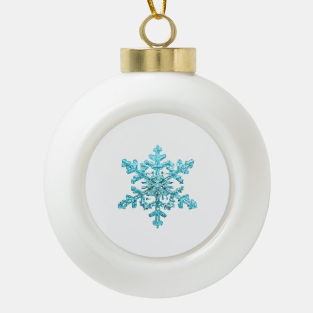 Snowflake Framed Ornament (Front)