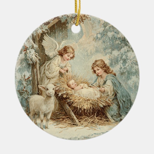 Snowflake Framed Ornament (Front)