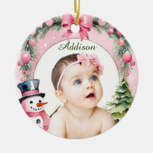 Snowflake Framed Ornament - Personalized