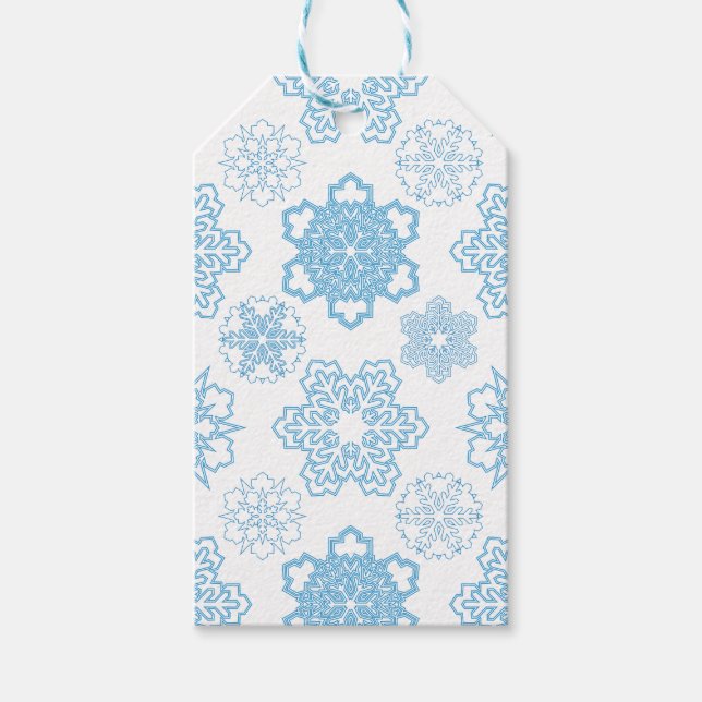 Snowflake Gift Tags (Front)