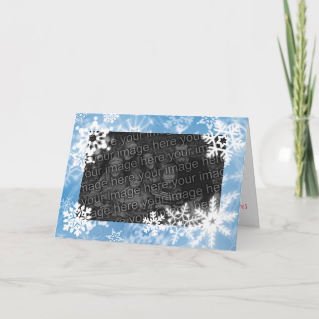 Snowflake Greeting Card (Front)