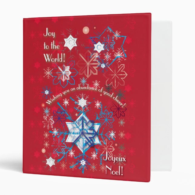 Snowflake Greetings I Binder (Front/Inside)