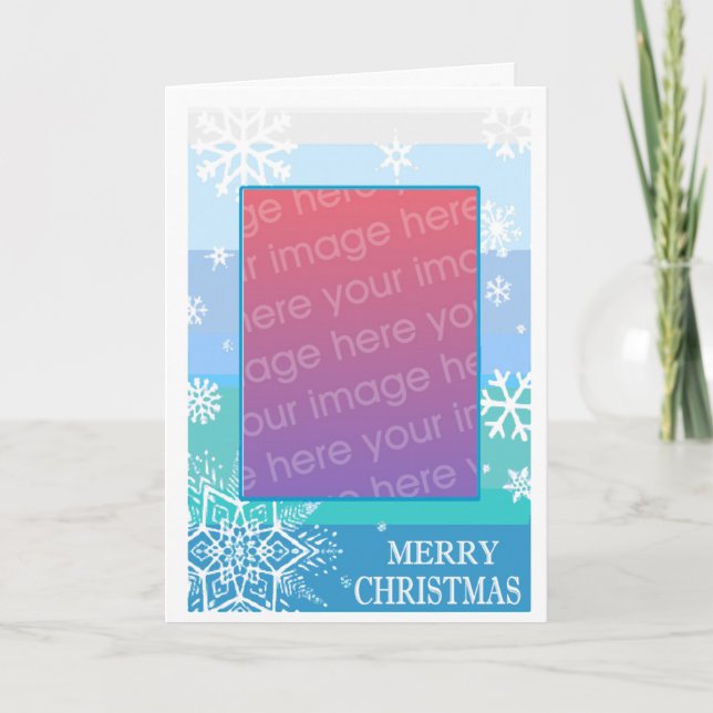 SNOWFLAKE  HOLIDAY CARD (Front)