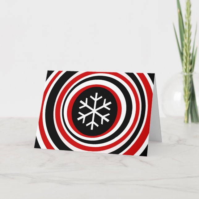 Snowflake Holiday Card (Front)