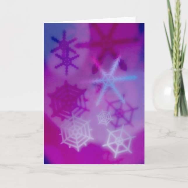 Snowflake Holiday Card (Front)