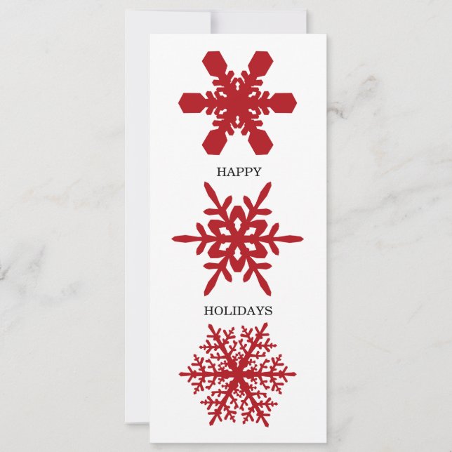 Snowflake Holiday Card (Front)