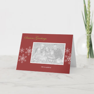 Snowflake Holiday Template