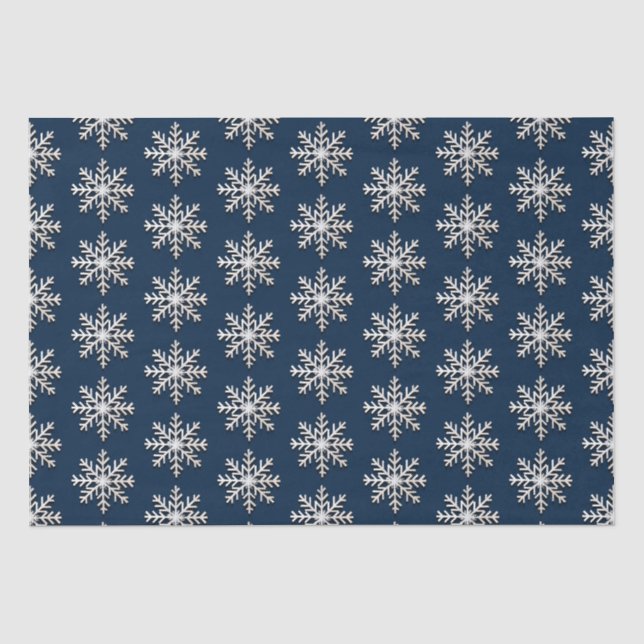 Snowflake Holiday Tissue Paper (Front)