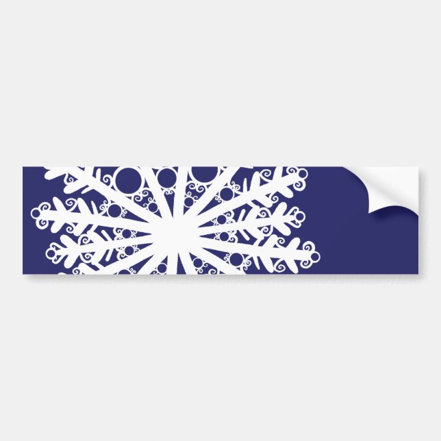 Snowflake I Bumper Sticker (Front)