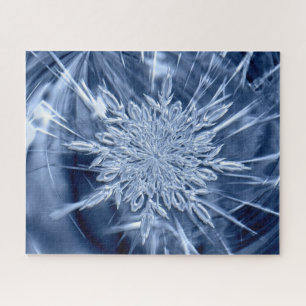 Snowflake Ice Crystal Jigsaw Puzzle