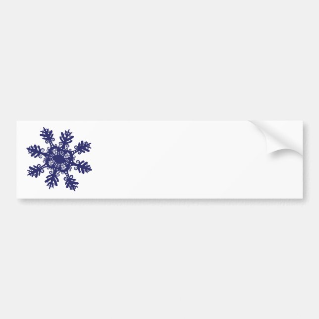Snowflake II Bumper Sticker (Front)