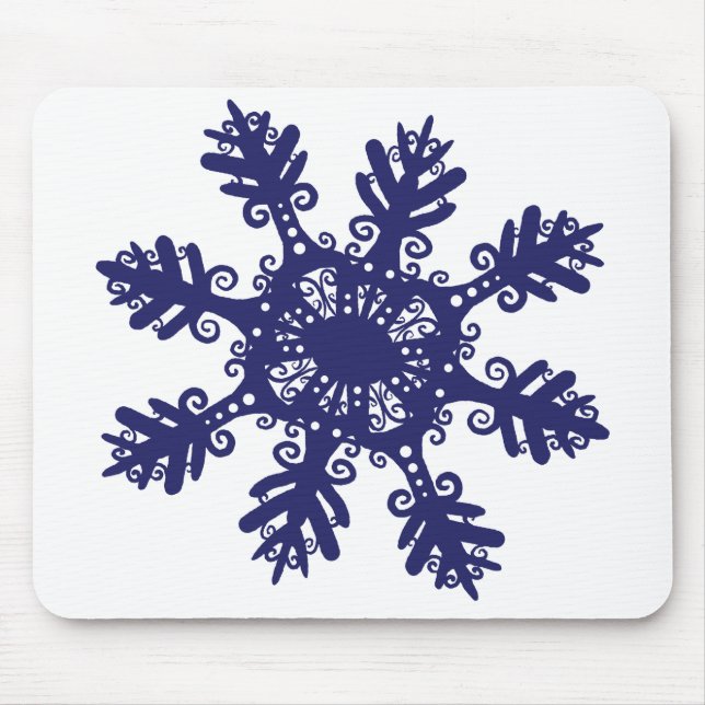 Snowflake II Mouse Pad (Front)