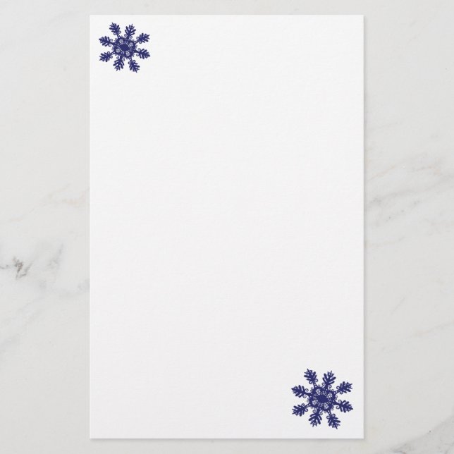 Snowflake II Stationery (Front)