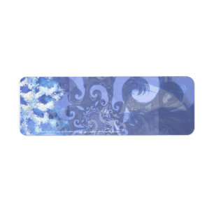 snowflake in blue 8, winter winds